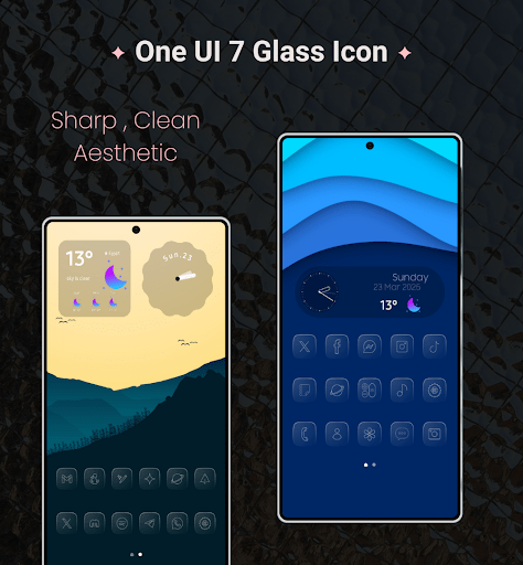 One UI 8 Glass Icons MOD screenshot 3