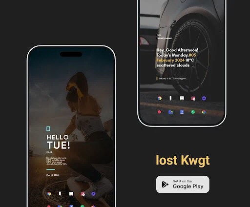 lost KWGT MOD screenshot 3