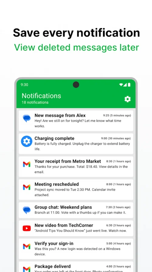 Notification History (Norg) screenshot 3