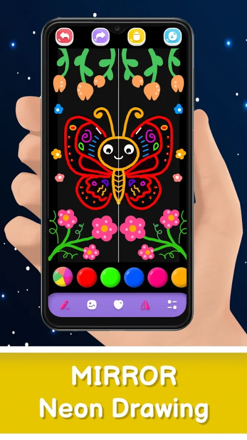 Magic Doodle Art – Neon Glow (Neon Doodle) screenshot 3