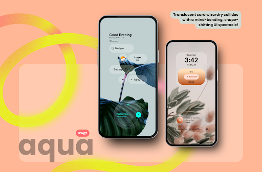 aqua kwgt MOD screenshot 3