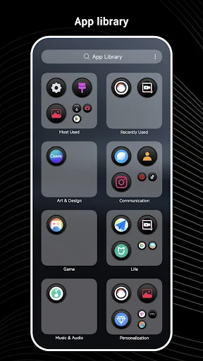 Deep OS Launcher MOD screenshot 3