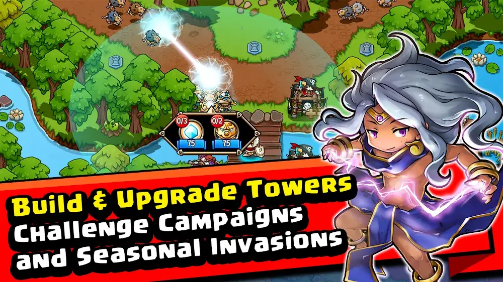 Crazy Defense Heroes screenshot 3