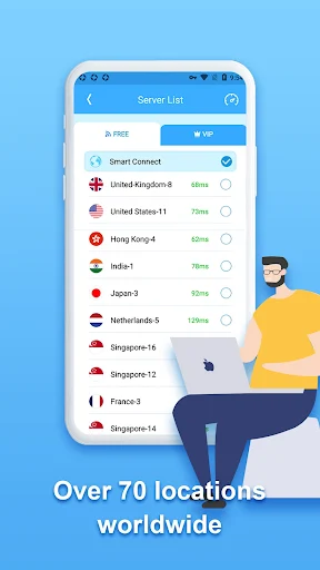 Speedy Quark VPN 2.3.0 APK screenshot 3