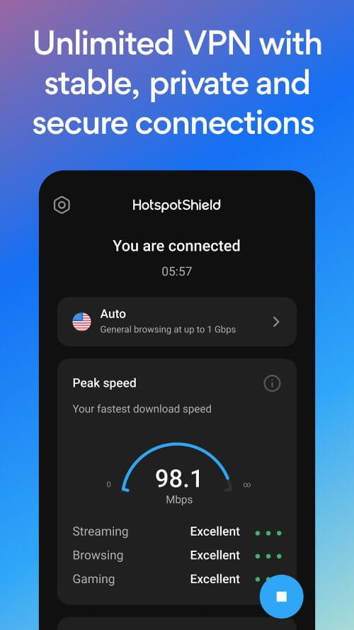Hotspot Shield VPN screenshot 3