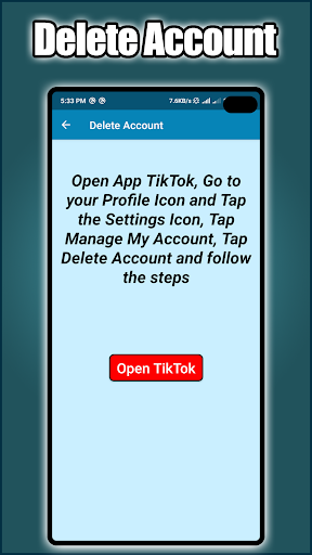 Delete Account MOD screenshot 3