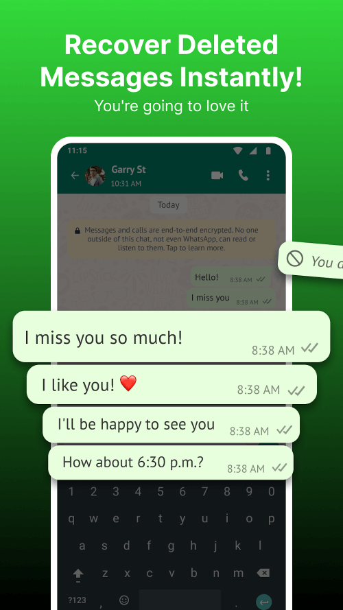WA Deleted Messages Recovery screenshot 3