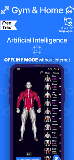Workout Planner Gym Log MOD screenshot 3