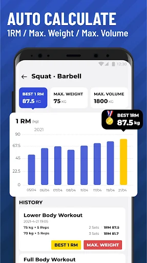 Gym Workout Tracker MOD screenshot 3