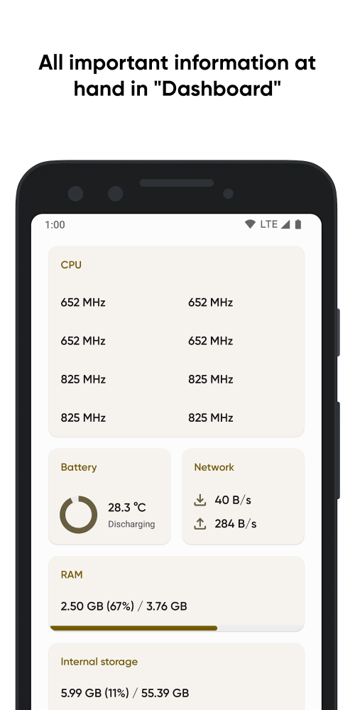 Castro – system info screenshot 3