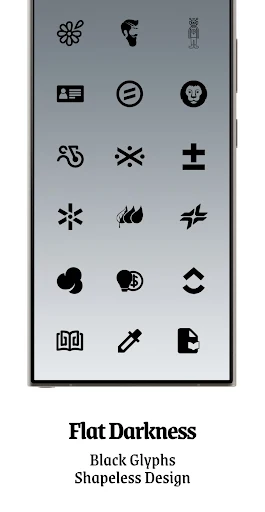 Dark Side Black Icon Pack screenshot 3