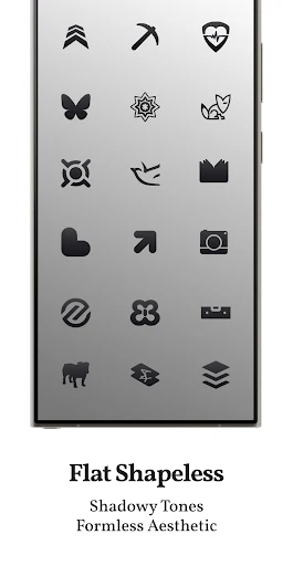 Dark Shapeless Icon Pack screenshot 3