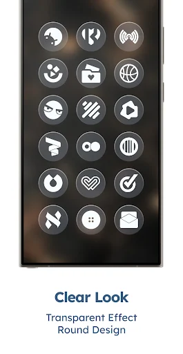 Glassy Round OS Icon Pack MOD screenshot 3