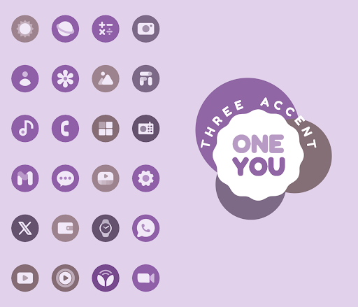 OneYou Three Accent Icons screenshot 3