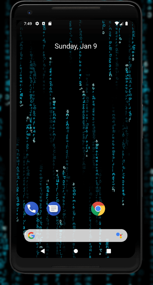 Matrix Live Wallpaper screenshot 3