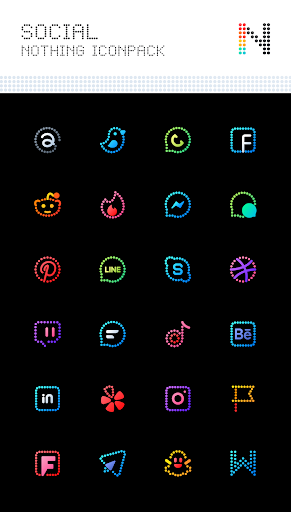 Neon : Dots Iconpack screenshot 3