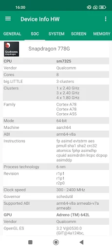 Device Info HW+ screenshot 3