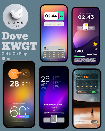 Dove KWGT screenshot 3