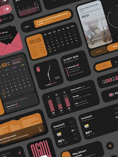 Aether Widgets KWGT screenshot 3
