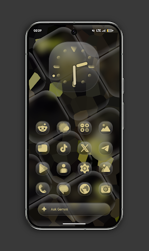 Glassy MaterialYou Icons screenshot 3