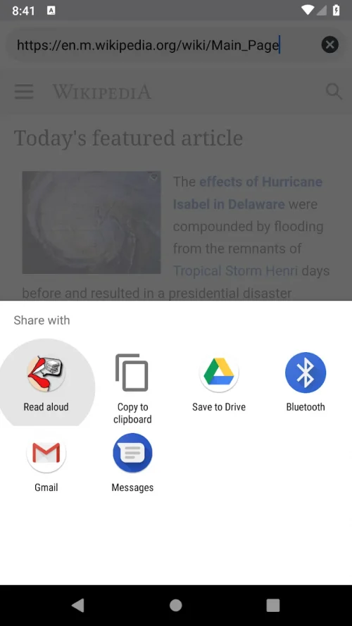 Voice Reader reads texts aloud (Read Aloud) screenshot 3