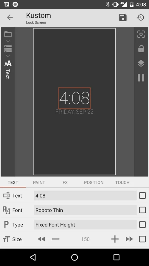 KLCK Kustom Lock Screen Maker screenshot 3