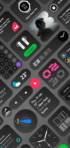 DarkGlass Widgets screenshot 3