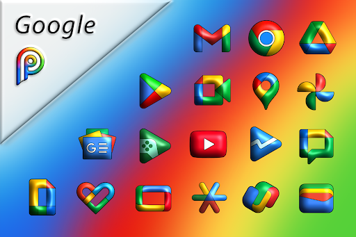 Pixly Limitless 3D – Icon Pack screenshot 3