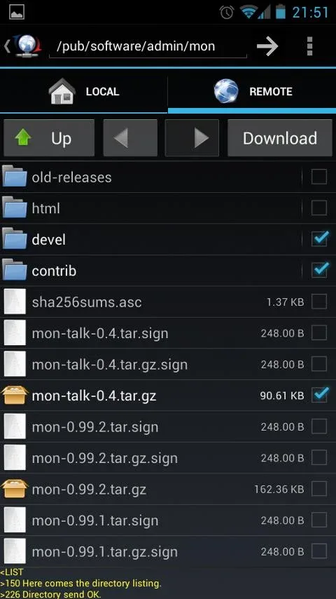 FtpCafe FTP Client screenshot 3