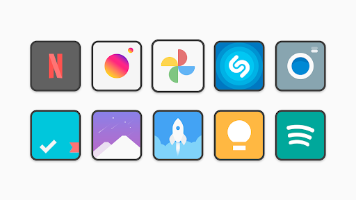 Flat Square – Icon Pack screenshot 3