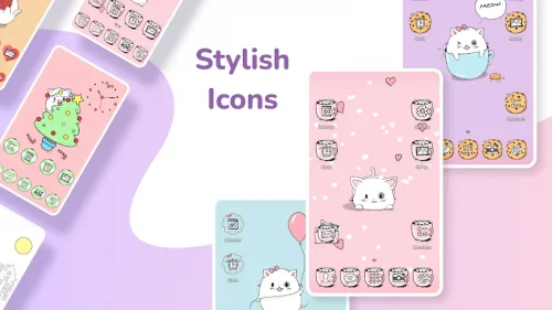 Cute Cat Launcher screenshot 3