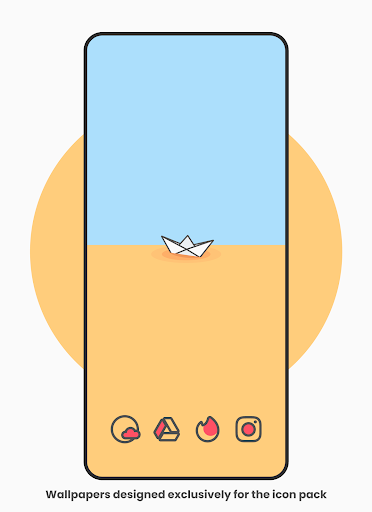 Plume Red – Icon Pack screenshot 3