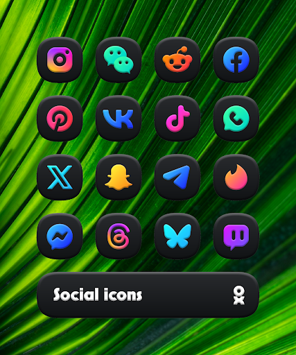 One UI 3D Dark Icon Pack screenshot 3
