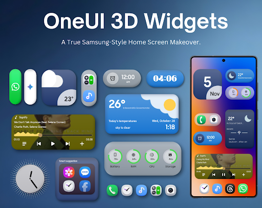OneUI 3D Widgets screenshot 3