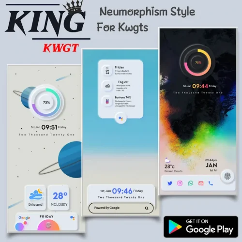 KinG KWGT screenshot 3