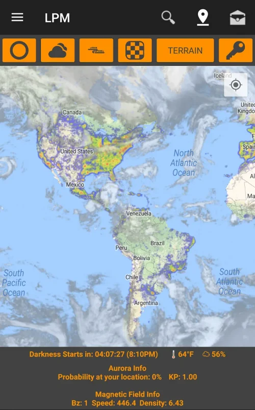 Light Pollution Map – Dark Sky screenshot 3