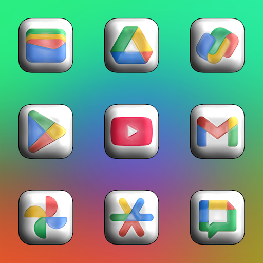 Glossy 3D – Icon Pack screenshot 3