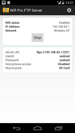 WiFi Pro FTP Server screenshot 3
