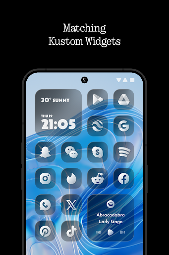 Glass Dark Icon Pack screenshot 3