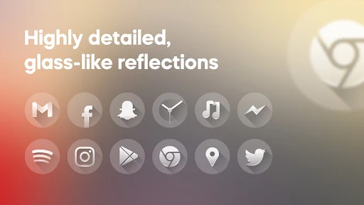 Glass UI Icon Pack screenshot 3
