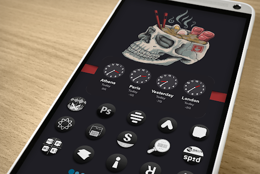 Darko3 BW – Icon Pack screenshot 3