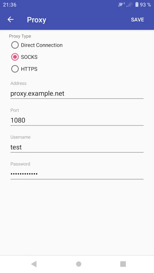 Proxifier screenshot 3
