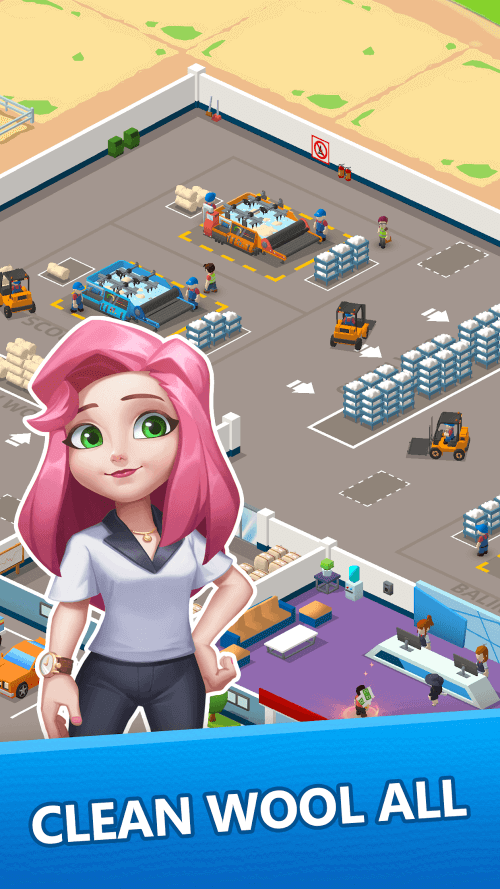 Wool Inc: Idle Factory Tycoon screenshot 3