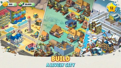Cozy Town: Build Explore Game screenshot 3