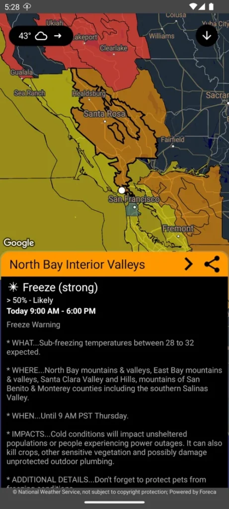 UnWX (Severe Weather Alerts) MOD screenshot 3