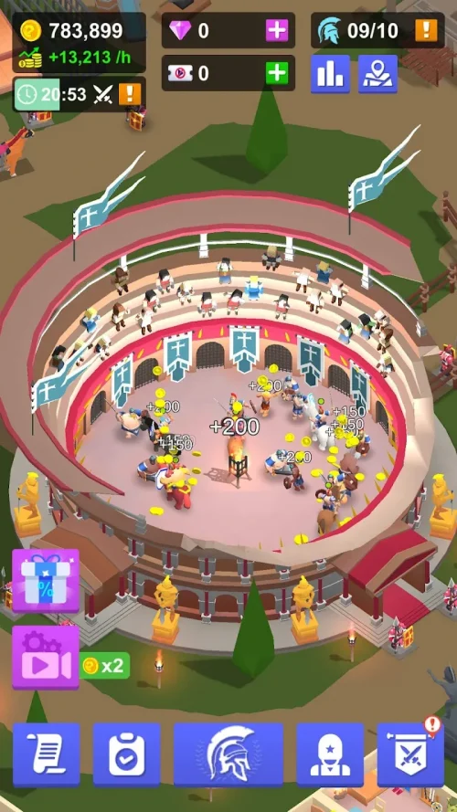 Idle Gladiator Arena screenshot 3
