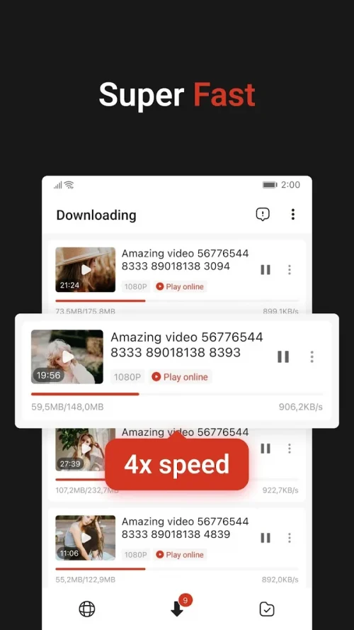 W Video Downloader & Player screenshot 3