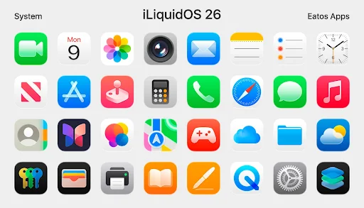 iLiquidOS 26 – Icon Pack screenshot 3