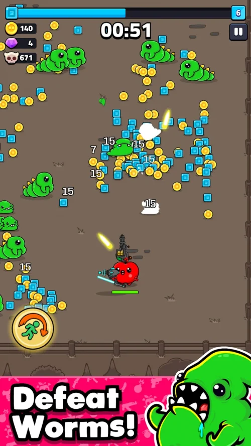 Apple Grapple: Survivor screenshot 3