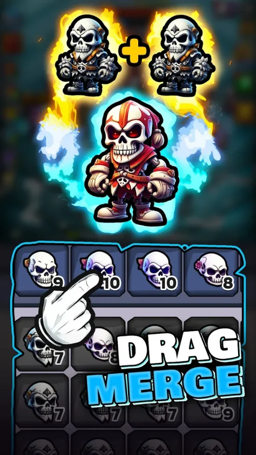 Idle Hell Miner: Necro Merge screenshot 3